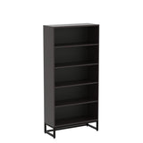Tribesigns 70.8” Heavy-Duty Tall Bookcase & Organiser with 5-Tier Storage Shelves in Sandalwood Tribesigns