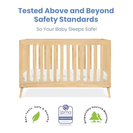 Delta Children Essex 4-in-1 Convertible Crib Greenguard Gold Certified, Natural Delta Children