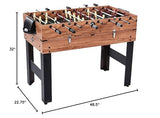 Lancaster 3 in 1 Pool Billiard, Slide Hockey, Foosball Arcade Table (Open Box) Lancaster Gaming Company