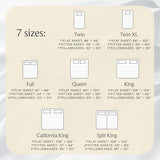 LuxClub 4 PC Queen Sheet Set, Deep Pockets Wrinkle Free Cooling Bed Sheets Hotel Bedding for Women, Men, Includes 1 Fitted Sheet, 1 Flat Sheet and 2 Pillowcases-Soft White LuxClub