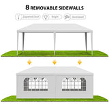 LEMY 10 X 20 Outdoor Wedding Party Tent Camping Shelter Gazebo Canopy with Removable Sidewalls Easy Set Gazebo BBQ Pavilion Canopy Cater Events LEMY