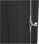 Sandusky Lee CA41361872-09 Classic Garage Storage Cabinet, Steel Utility Cabinet with Adjustable Shelves, 72"H, Black Sandusky