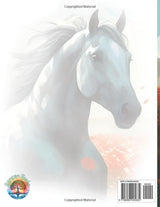 Horses Coloring Book WoodArtSupply