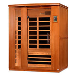 Dynamic Lugano 3-Person Low EMF (Under 8MG) FAR Infrared Sauna (Canadian Hemlock) DYNAMIC SAUNAS