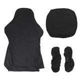 BTSKY Ergonomic Office Computer Game Chair Slipcovers Stretchy Polyester Covers for Reclining Racing Gaming Gaming Chair Black (No Chair) BTSKY