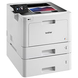 Brother Printer HLL8360CDWT Business Color Laser Printer with Duplex Printing, Wireless Networking and Dual Trays, White Brother