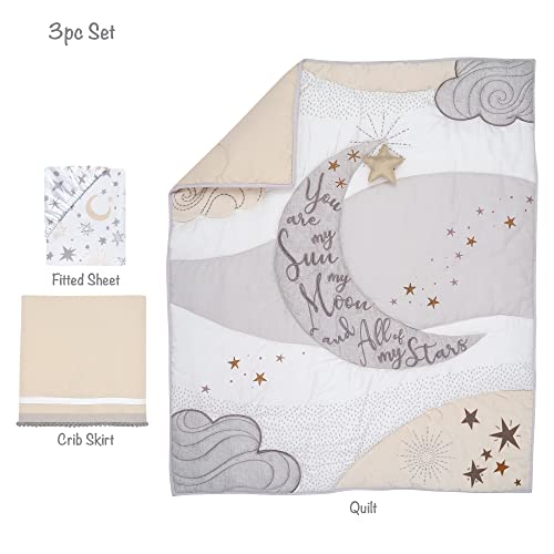 Lambs & Ivy Goodnight Moon 3-Piece Celestial Nursery Baby Crib Bedding Set Lambs & Ivy