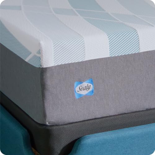 Sealy Dreamlife 12” Hybrid Mattress-in-a-Box, King, SealyComfort Gel Memory Foam, SealyResponsive Encased Coils, Surface-Guard Technology Sealy