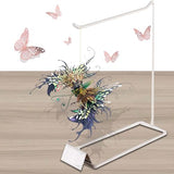 NovnZodiex 3D Metal Puzzles for Adults,Butterfly Model Building Kits,Cute Insect Design,Brain Teaser Puzzle,DIY Mechanical Assembly Kit Creative Ornament Suitable for Home Decor Art Craft (Black)
