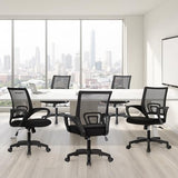 ETONEX Office Chair with Ergonomic Mid Back Cushion Lumbar Support Adjustable Swivel Rolling Computer Gaming Desk Chair Comfy Mesh Seat Wheels Home Executive Use (1, All Black) ETONEX