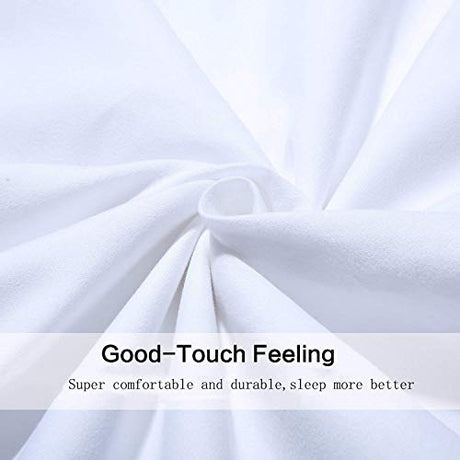 Twin Size Flat Sheet Single - 300 Thread Count 100% Egyptian Cotton Quality - Hotel Collection Flat Sheet Sold Separately - White Meicotton Bedding