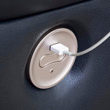 Signature Design by Ashley Leesworth Modern Power Reclining Loveseat with USB Charging Ports, Blue Signature Design by Ashley