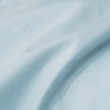 SUSYBAO Twin Duvet Cover Light Blue 100% Cotton 2 Pcs Set 1 Single Baby Blue Duvet Cover with Zipper Ties 1 Pillow Sham Sky Blue Hotel Collection Bedding Set Soft Comfortable SUSYBAO