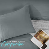 Utopia Bedding Duvet Cover Set with Pillowcases - 3 Pieces Bedding Duvet Cover with Zipper Closure - 1 Duvet Cover with 2 Pillowcases - Soft Brushed Microfiber (Queen, Grey) Utopia Bedding