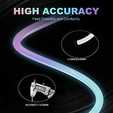 ERYONE Glow in The Dark Multicolor PLA Filament 3D Printer Filament Color Change 1.75mm +/-0.03mm 1kg (2.2lbs)/Spool, Glow Rainbow ERYONE