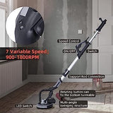 Drywall Sander, 750W Electric Drywall Sander with Vacuum Dust Collection 7 Variable Speed 900-1800 RPM with LED Light, 14 Pcs Sanding Discs, Extendable & Foldable Handle CHEINAUTO