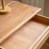 VIZBMYR Widen Solid Wood Desk with Drawers,47"X24" Wood Writing Desk for Small Space,Student Computer PC Desks,Home Desks for Work,Gaming Study Desk for Bedroom Escritorios Desk Table (Natural, 47") VIZBMYR