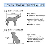 beeNbkks Furniture Style Dog Crate End Table, Double Doors Wooden Wire Dog Kennel with Pet Bed, Decorative Pet Crate Dog House Indoor Medium Large beeNbkks