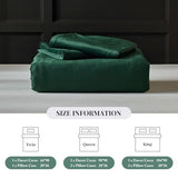 WARMDERN Emerald Green Flannel Velvet Duvet Cover King Size Duvet Cover Bedding Sets, 3pcs Ultra Soft Luxury Textured Modern Crystal Velvet Duvet Covers with Zipper Closure(Emerald Green, King) WARMDERN