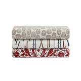 Eddie Bauer 3 Pc Flannel Sheets Twin Size - 100% Cotton Breathable & Soft Twin Sheets Set (1 Flat, 1 Flannel Fitted Sheet & 1 Pillowcase) - 12" Deep Pocket All Seasons Sheet Set (Arcadia Red) Eddie Bauer