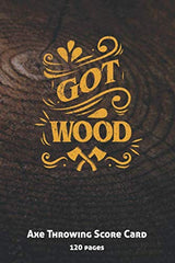 Got Wood: Axe Throwing Score Card WoodArtSupply