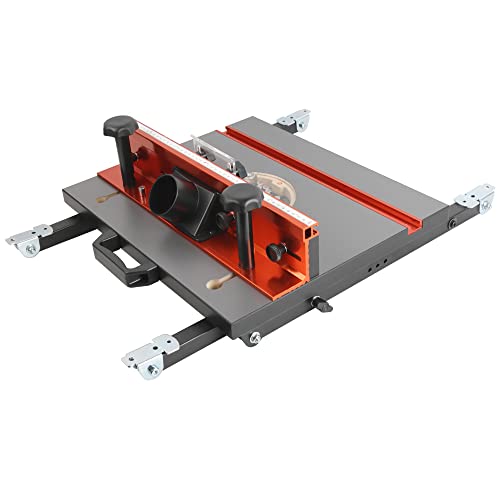 O'SKOOL Quick Convertible and Foldable Benchtop Trim Router Table with Insert Plate Kit O'SKOOL