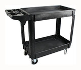 MaxWorks 80855 500-Pound Service Cart With Two Trays (40" x 17" Overall Dimensions) MaxWorks