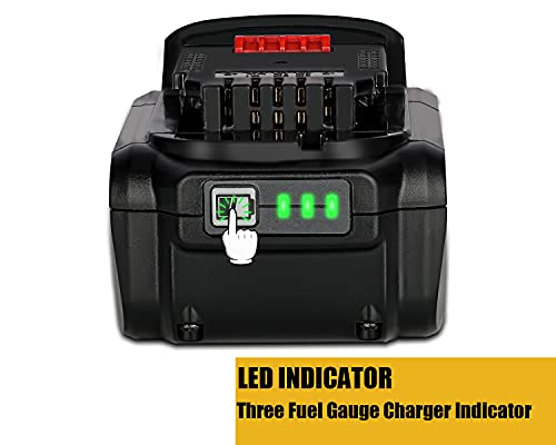 JYJZPB 2 Pack 6.5Ah Replace Battery Compatible for DeWalt 20V MAX Battery DCB200 DCB204 DCB206 DCB206-2 DCB201 DCB203 DCB181 DCB180 DCD/DCF/DCG 20 Volt XR Battery JYJZPB