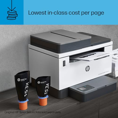 HP LaserJet-Tank MFP 2604sdw Wireless Black & White Printer Prefilled With Up to 2 Years of Original HP-Toner (381V1A)