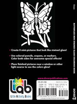 Butterflies Mini Stained Glass Coloring Book (Dover Little Activity Books: Insects) Dover Publications
