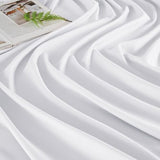 Vonty 1Pcs White Cot Sheets 31" x 75" - 1800 Thread Count Cot Microfiber Fitted Sheets Only, Breathable & Soft Camper Bunk Fitted Bed Sheet Fit for Narrow Twin RV Bunk Guest Bed Matress Vonty