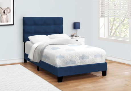 Transitional Upholstered Bed Frame HouseOfZazla