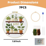 CZFSWT Embroidery Kit for Beginners, Needlepoint Kits for Beginners, Cross Stitch Kits for Beginners Suitable for Embroidery Beginners, Handicraft Enthusiasts