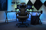 RESPAWN 110 Ergonomic Gaming Chair with Footrest Recliner - Racing Style High Back PC Computer Desk Office Chair - 360 Swivel, Adjustable Lumbar Support, Headrest Pillow, Padded Armrests - 2021 Blue RESPAWN
