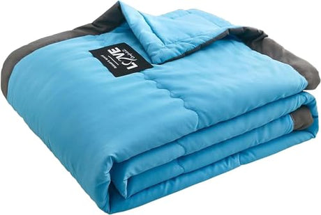 Cooler Comforter 150x200/180x200cm Double Single Cooler Quilt Lightweight Soft Summer Duvet King Size Down Comforter for All Seasons Washable Cooling Comforter for Hot Sleeper(4A,150x200cm/59x78in) Qwhyqxi