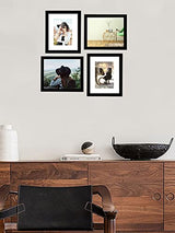 Picrit 8x10 Picture Frame Set of 12, Display 5x7 with Mat or 8x10 Without Mat, Photo Frames for Wall Mounting or Table Top Display, Black. Picrit