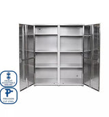 Heavy-Duty Commercial UltraHD Storage Cabinet (Granite Gray, 60" W x 24" D x 72" H) Generic