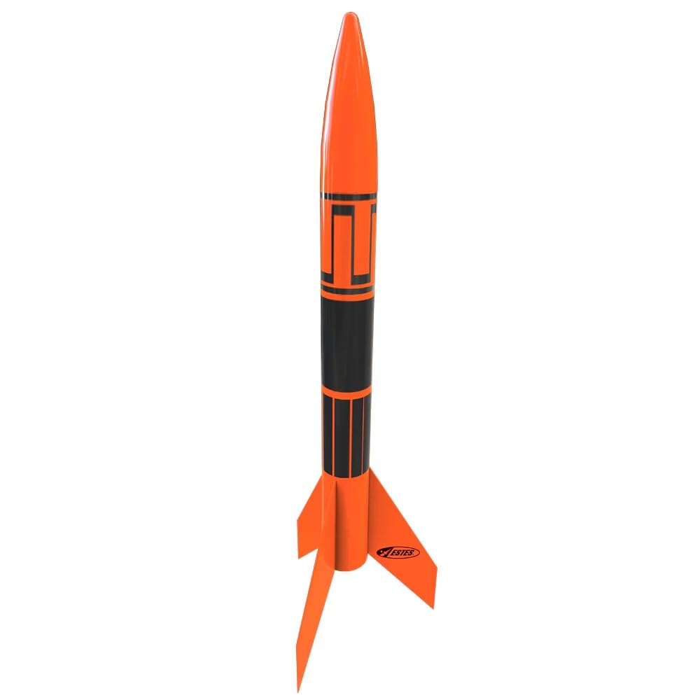 Estes Alpha III Launch Set, 12 years and up with Adult Supervision if under 12, Black,Orange Estes