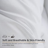ABOUTABED Twin Comforter Duvet Insert White, All Season Down Alternative Comforter, Ultra Soft Quilted Bedding Comforter with 8 Corner Tabs, Machine Washable ABOUTABED