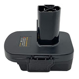 USB Battery Adapter for Craftsman C3 19.2V Cordless Tools, Converter for Dewalt 20V MAX and for Milwaukee M18 18V Lithium Battery to Craftsman 19.2 Volt Lithium Ion Battery Adaptor, w/ 5V 2A USB Port QINIZX