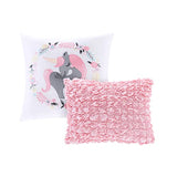 Intelligent Design Kids Comforter Vibrant Fun and Playful Unicorn Print Down Alternative All Season Children Bedding-Set, Girls Bedroom Décor, Twin/Twin XL, Cloud Pink with 2 dec pillows Intelligent Design