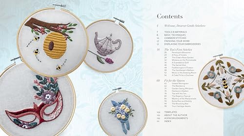 Unofficial Bridgerton Embroidery: 20 Patterns Inspired by the World of Regency Romance WoodArtSupply