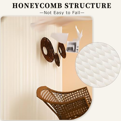 Paper Room Divider, Portable Room Dividers and Folding Privacy Screens, Divider for Room Separation, for Dorm Studio Office HKJBEQU