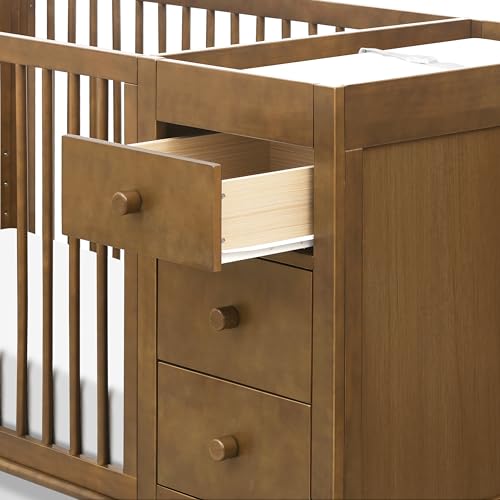 DaVinci Marley 3-in-1 Crib and Changer Combo in Walnut DaVinci