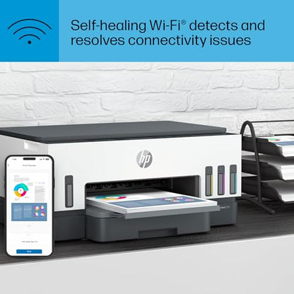 HP Smart -Tank 7001 Wireless All-in-One Cartridge-free Ink -Tank Printer, up to 2 years of ink included, mobile print, scan, copy (28B49A)