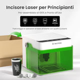 Mecpow M1 3.5W Mini Laser Engraver, No Installation Required, 3500mW Desktop Laser Engraver, Easy to Carry for Beginners at Home with Protective Lens, 100 x 100 mm Work Area Mecpow