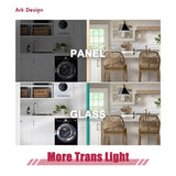 80" Assembled White Prefinished 3-Lite Tempered Frosted Glass Sliding Door Room Divider with Hardware & Handles, 96" x 80" ARK DESIGN