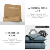 EVERGRACEHOME 100% Cotton Box Stitch Quilt Bedding Set King Size 3 Pieces, Garment-Washed Lightweight Soft Cozy Coverlet, Oversized Quilted Bedspread Sets with 2 Shams for All Season, Midnight Blue EVERGRACEHOME