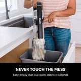 Shark IZ682H Vertex Pro Lightweight Cordless Stick Vacuum with DuoClean PowerFins, Black/Silver Shark