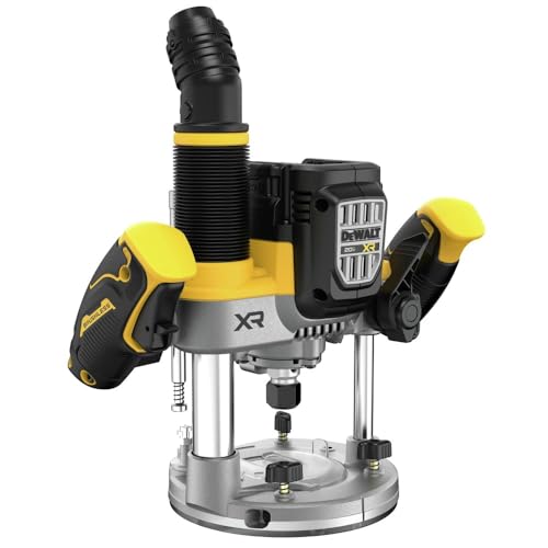 Dewalt DCW620B 20V MAX XR Brushless 2-1/4 Peak HP Lithium-Ion Cordless Plunge Router (Tool Only) - WoodArtSupply